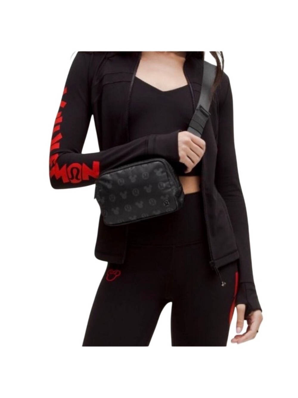 lululemon Disney athletica Black Logo-Print